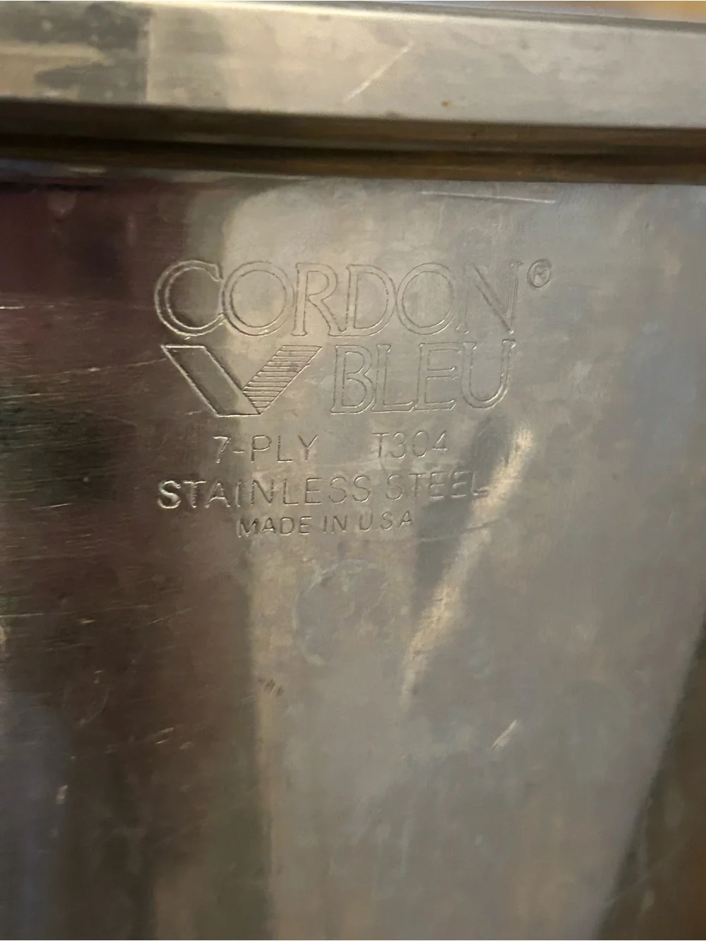 Cordon Bleu Double Handle Stainless Steel 7 ply  T304 Pot No Lid